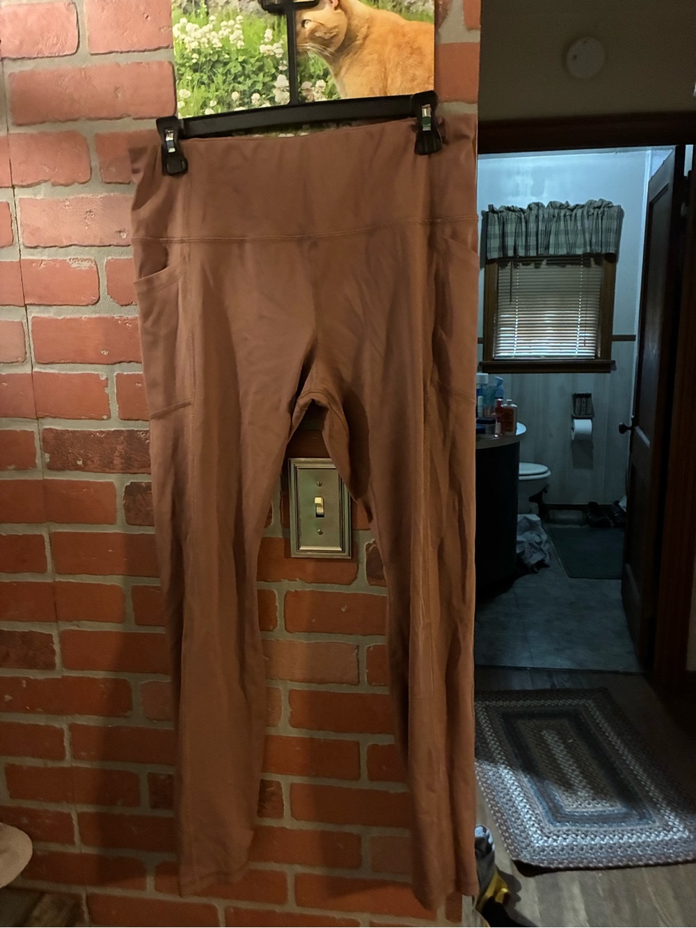 Avia Brown High-Waist Leggings